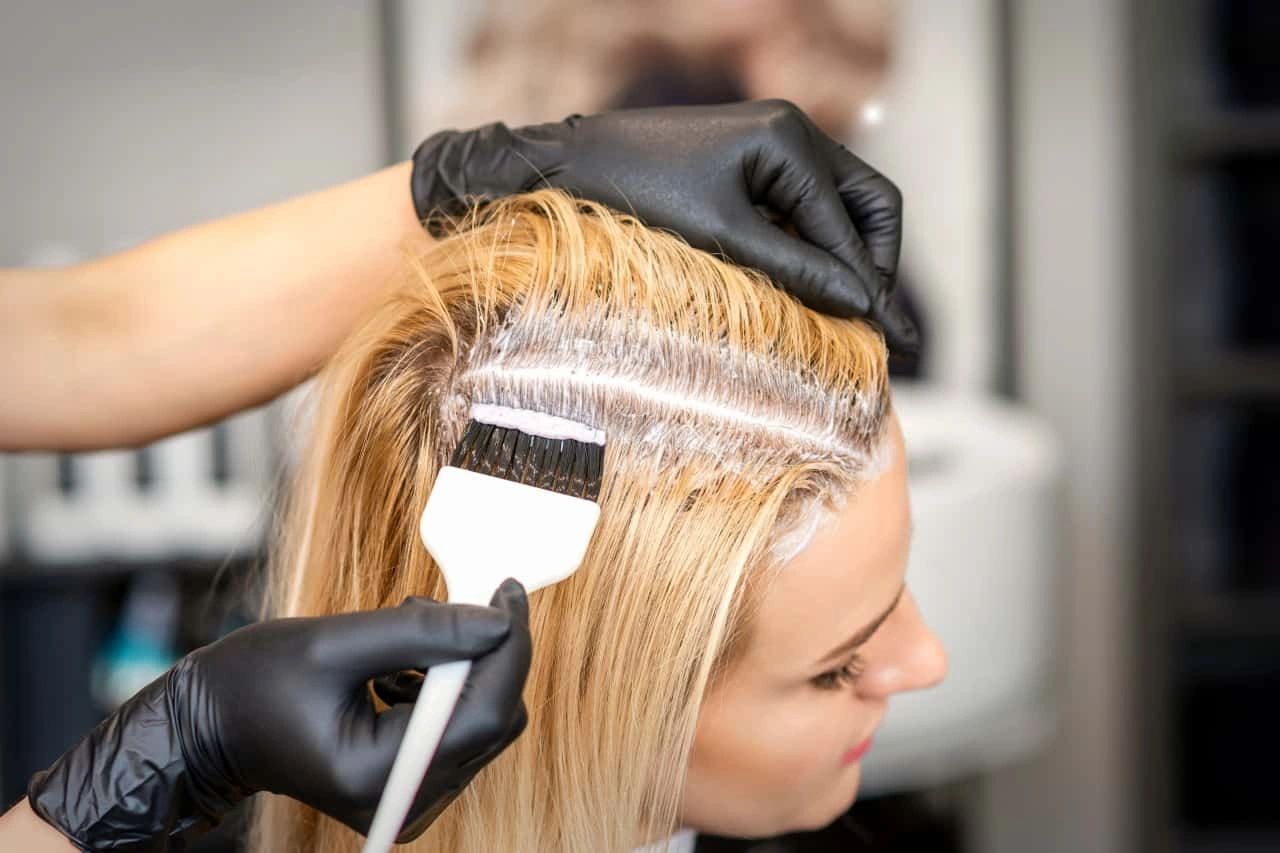 Custom hair coloring and highlighting services by expert colorists